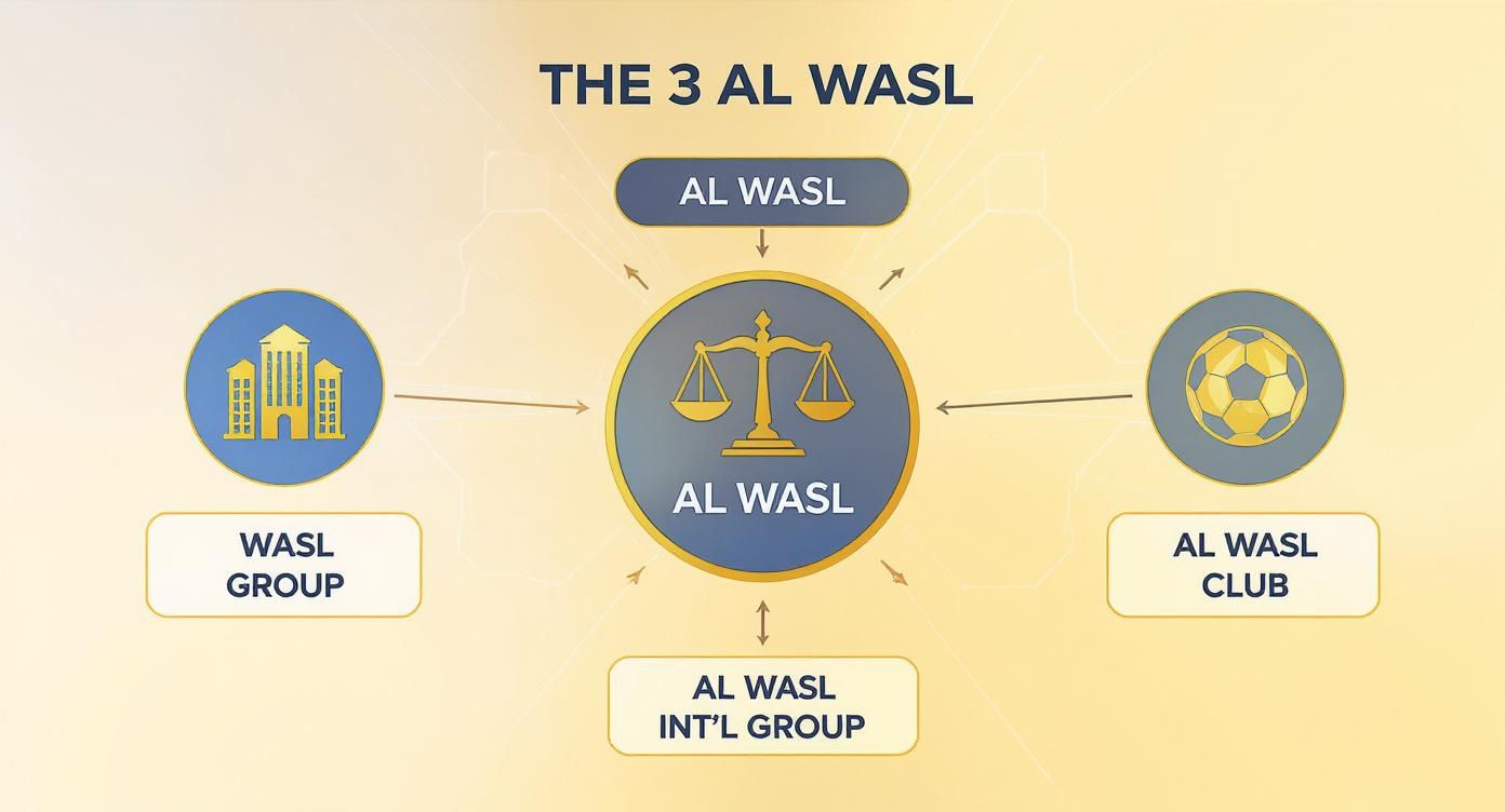 Infographic about al wasl group