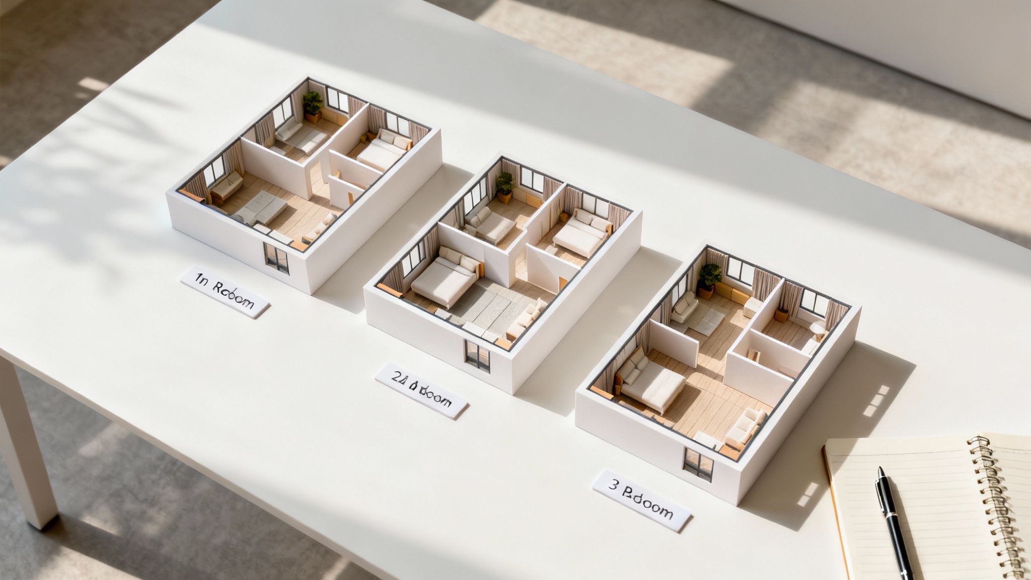 A stylish and modern apartment living room interior in Al Wasl Dubai