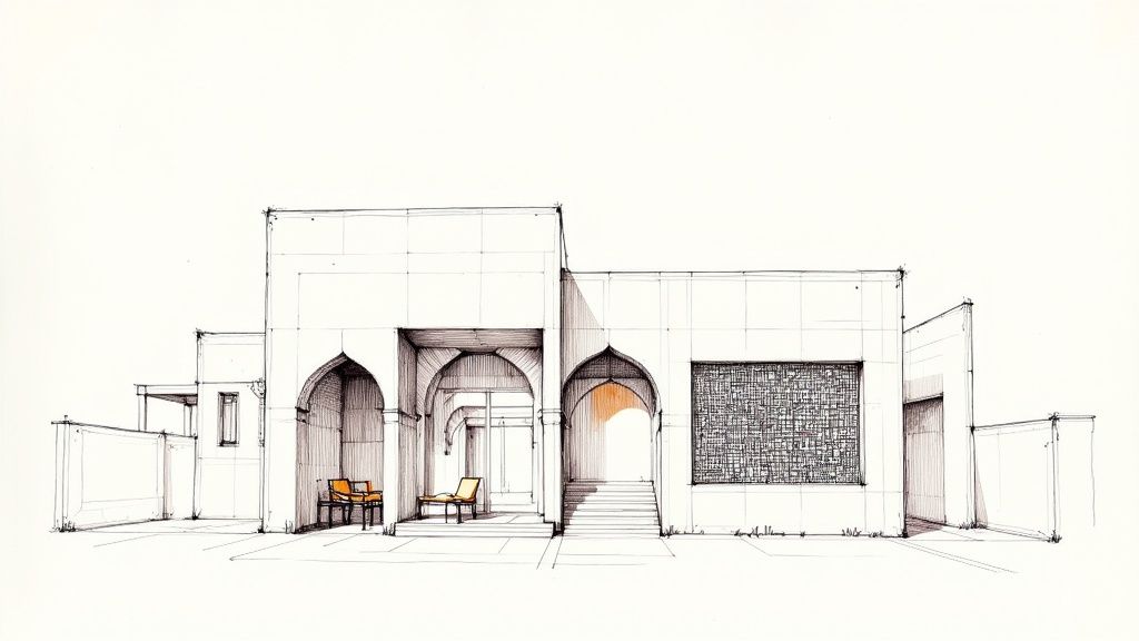 Contemporary Middle Eastern Fusion Architecture