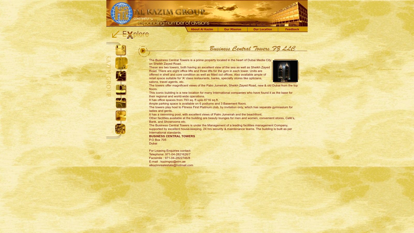 Al Kazim Group – Business Central Towers (owner/management)