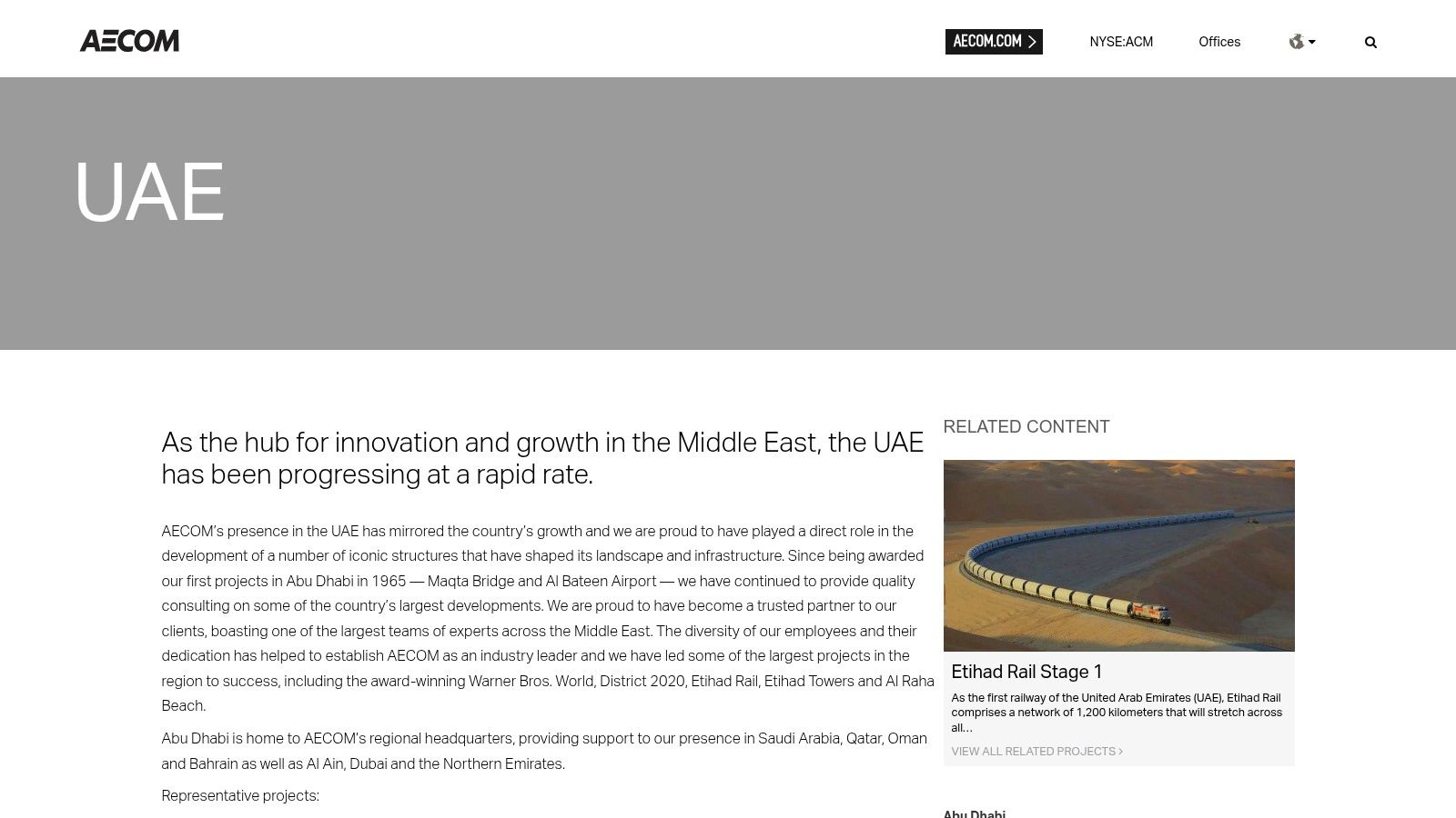 AECOM – UAE