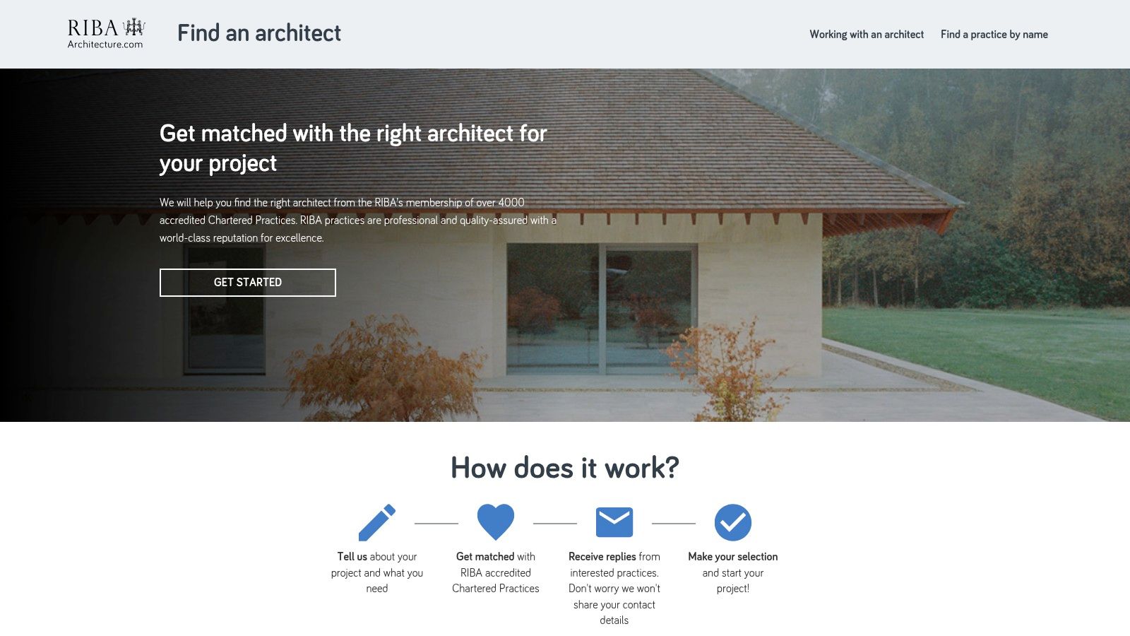 RIBA – Find an Architect (Chartered Practices)