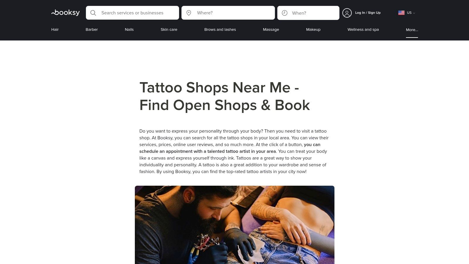 Booksy (Tattoo booking category)