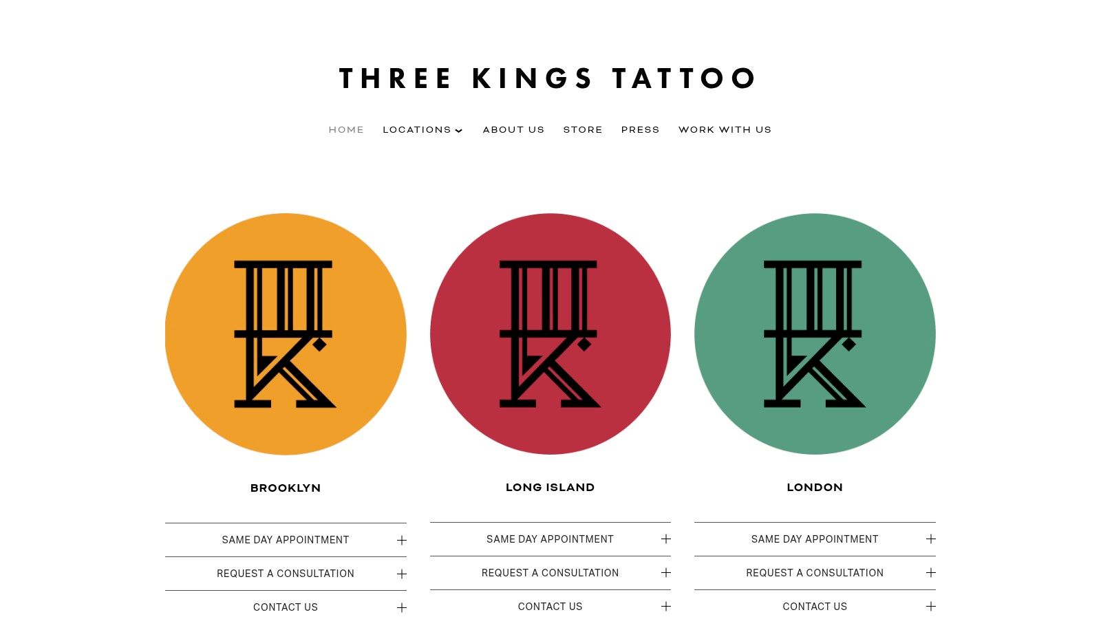 Three Kings Tattoo