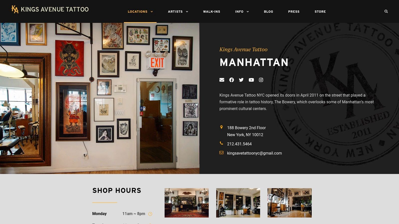 Kings Avenue Tattoo (Kings Ave) & KA Collective