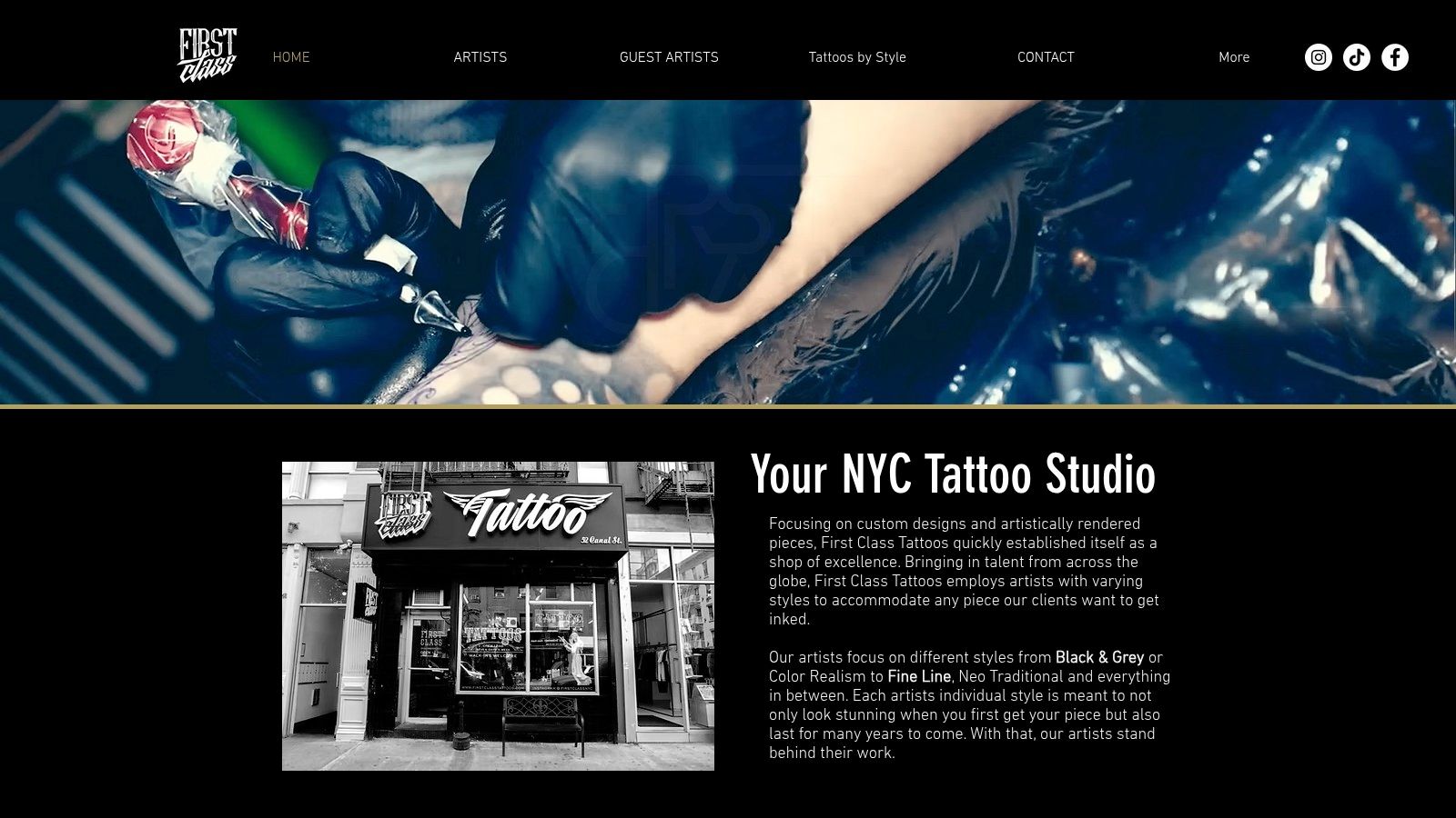 First Class Tattoo