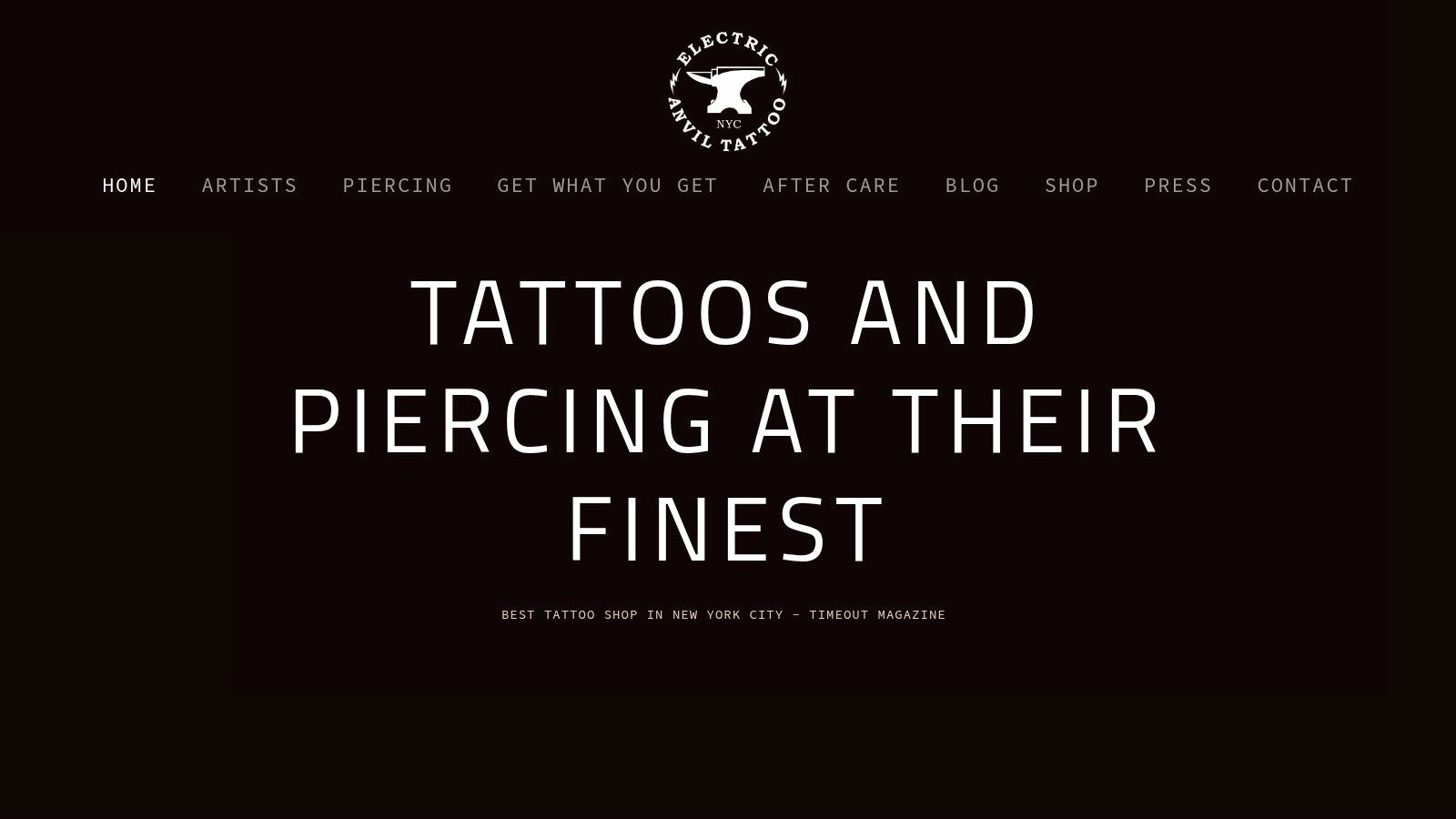 Electric Anvil Tattoo