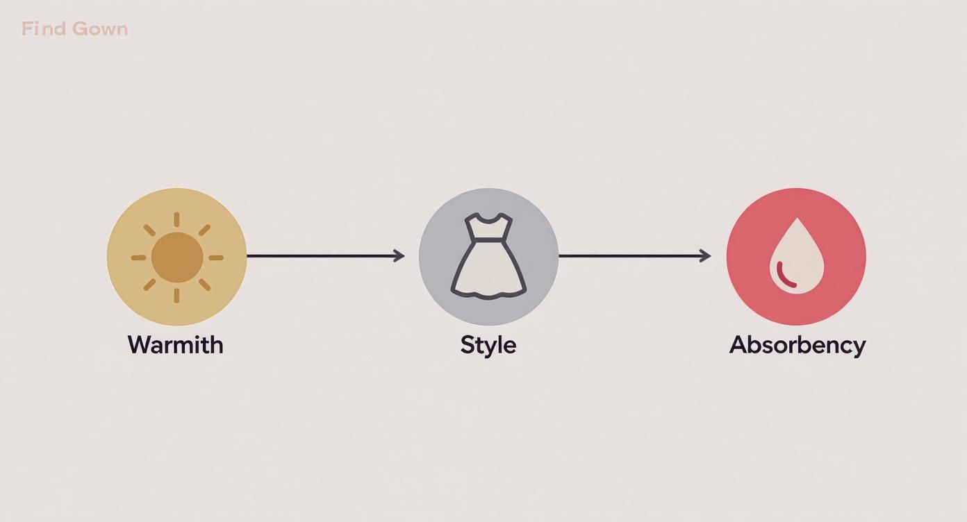 Infographic about dressing gowns nz