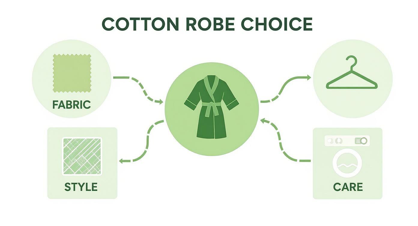 Infographic about cotton bath robe nz