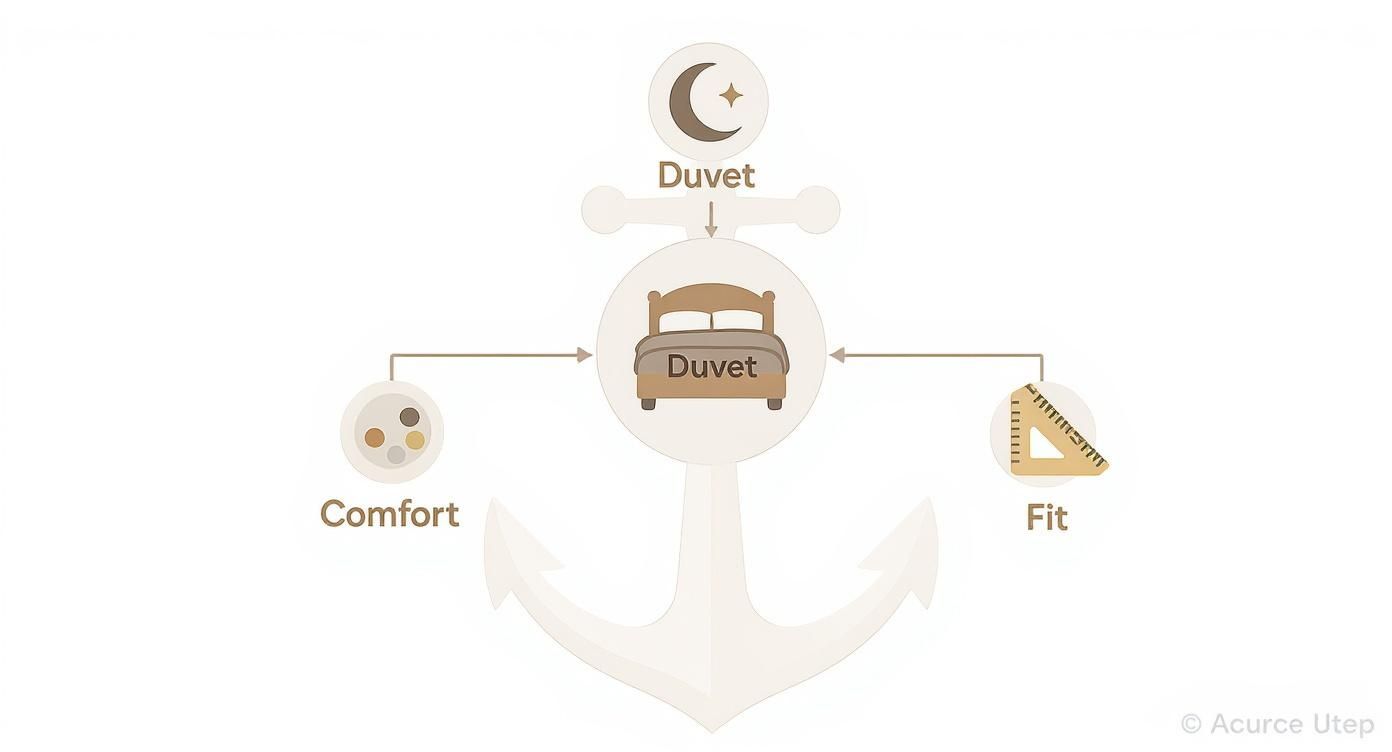 Infographic about king duvet cover