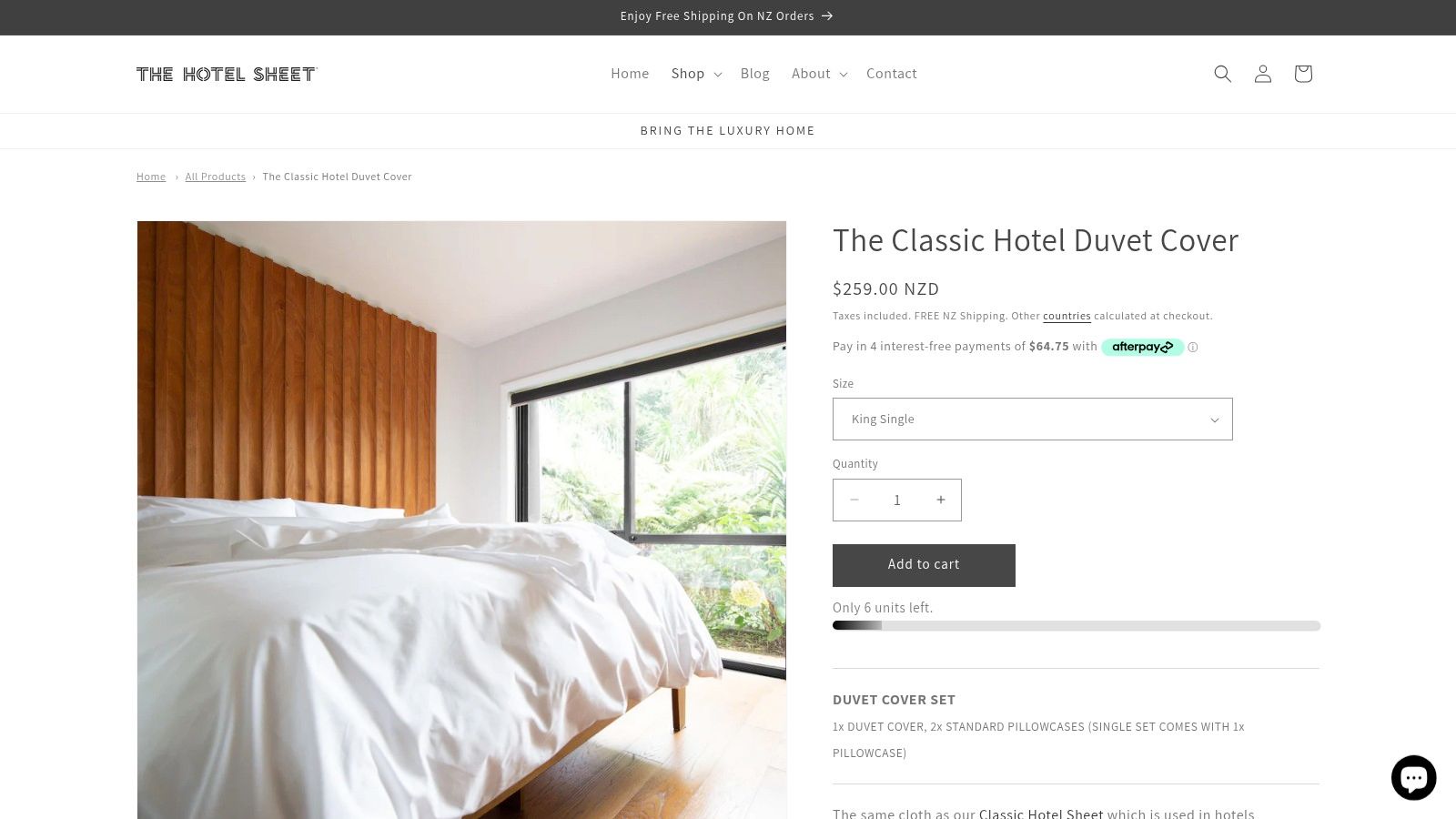 The Hotel Sheet