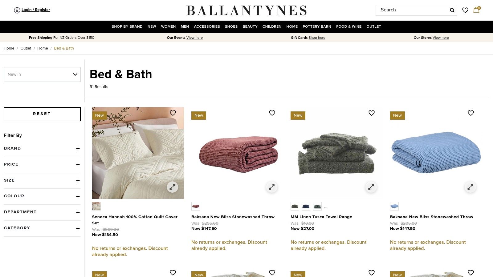Baksana (via Ballantynes and other NZ stockists)