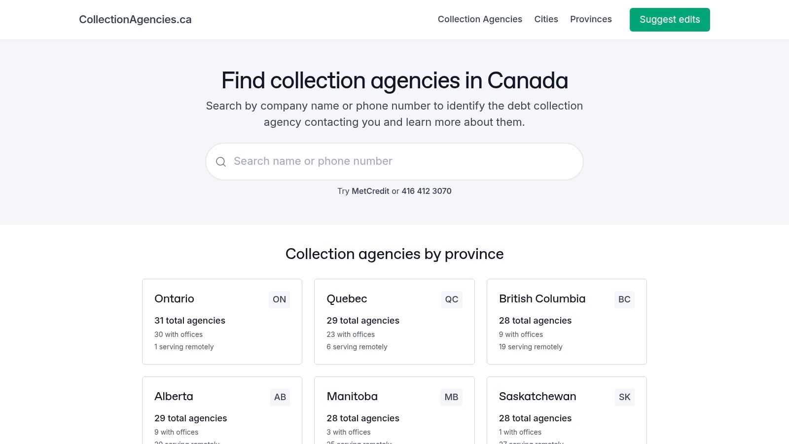 CollectionAgencies.ca