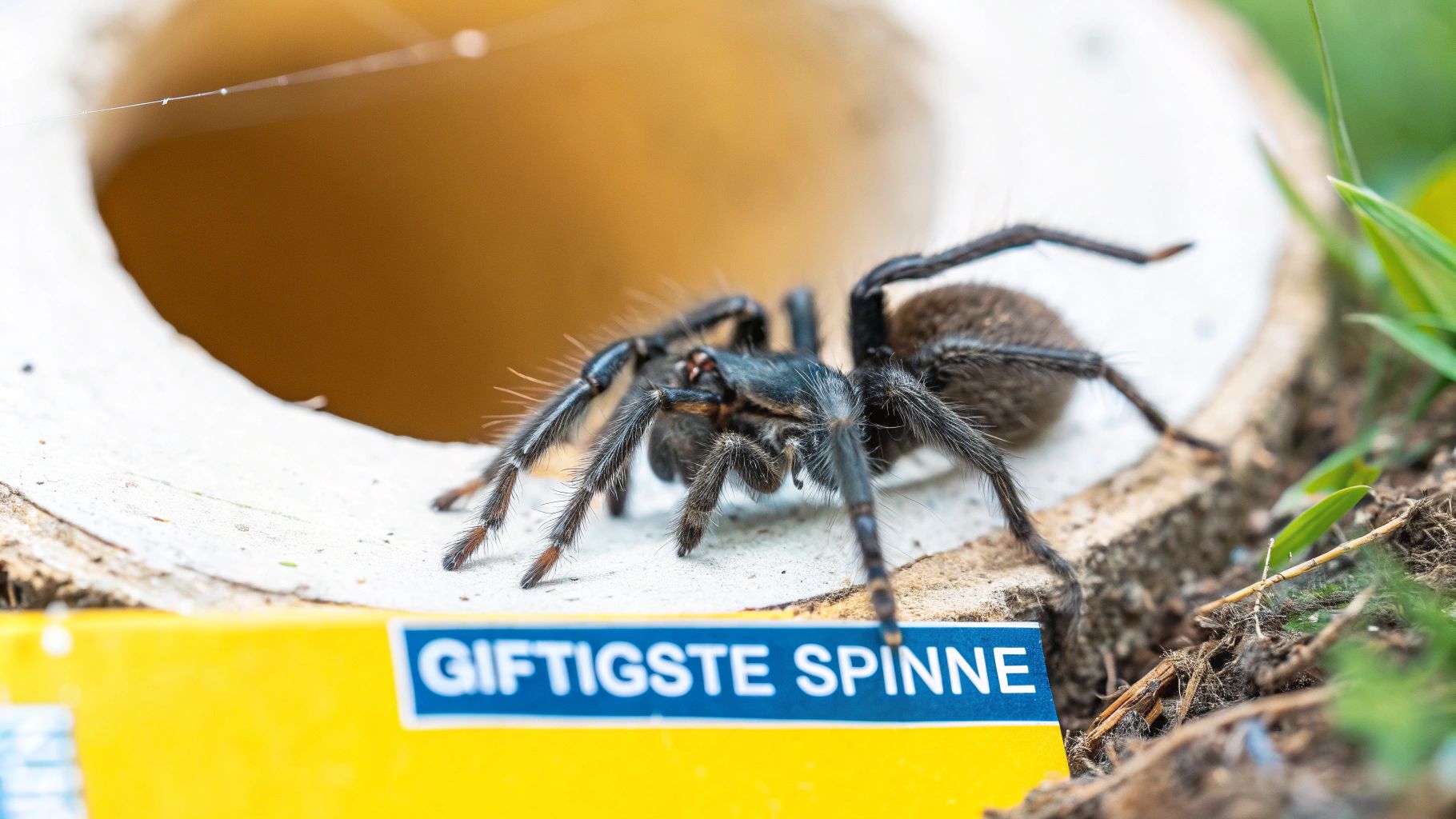 Sydney-Trichternetzspinne (Sydney Funnel-web Spider)