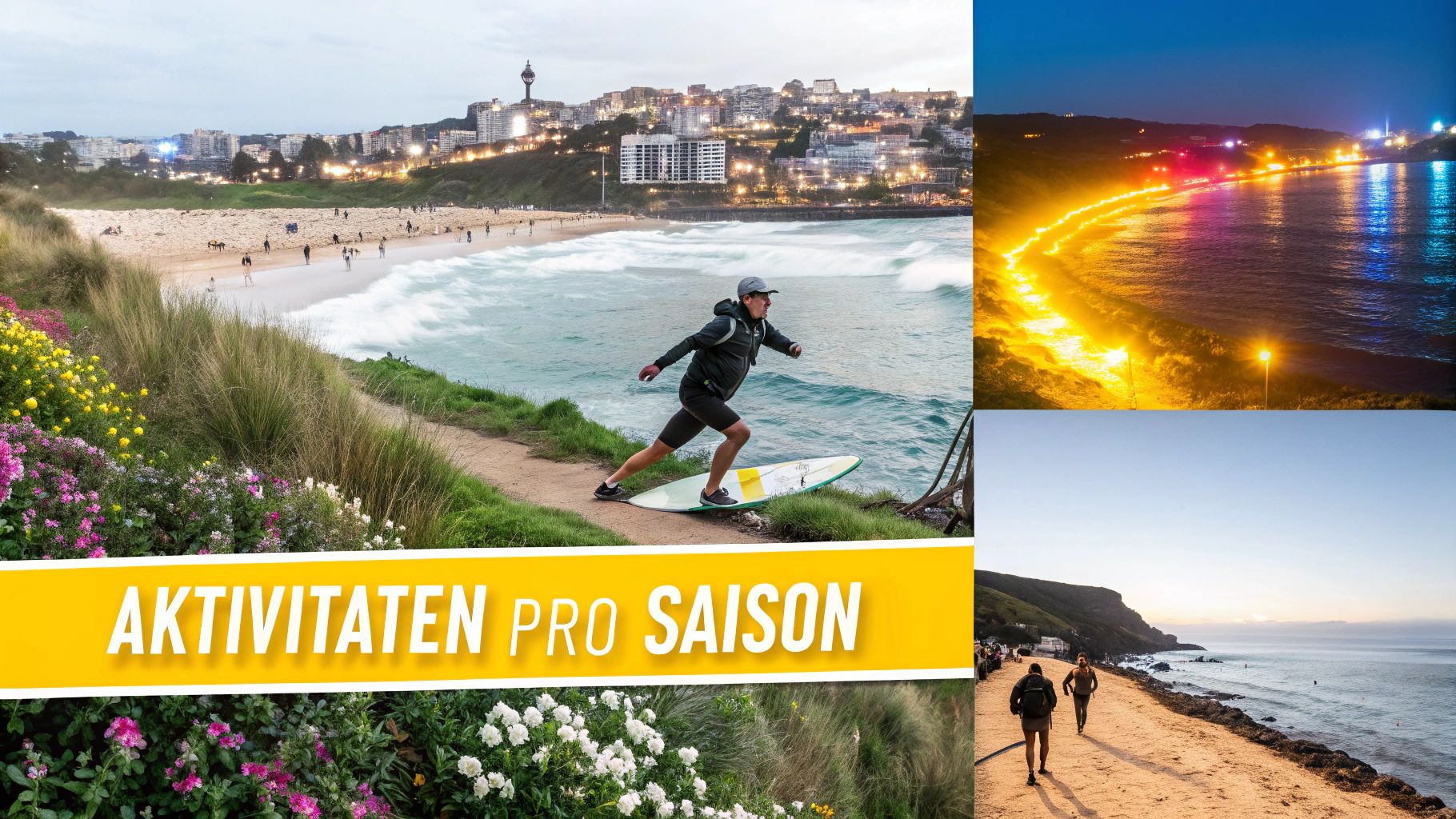 Ein Segelboot kreuzt vor der Sydney Harbour Bridge und dem Opera House unter blauem Himmel.