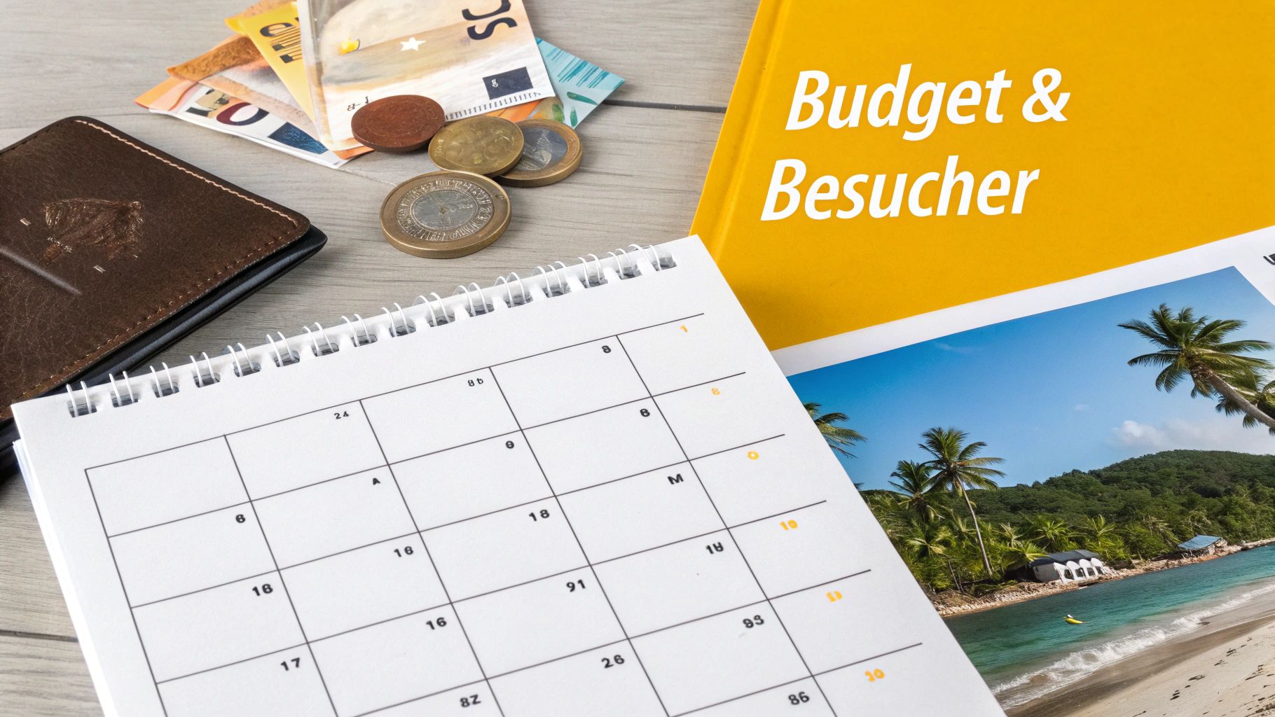 Eine Person zählt australische Dollar-Noten, im Hintergrund ist undeutlich die Sydney Skyline zu sehen.