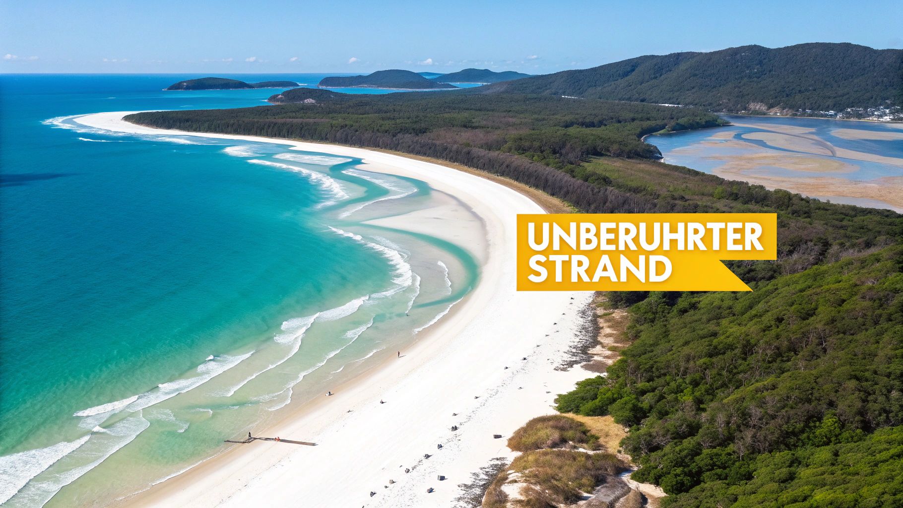 Whitehaven Beach, Whitsunday Islands (QLD): Das Juwel aus reinem Quarzsand