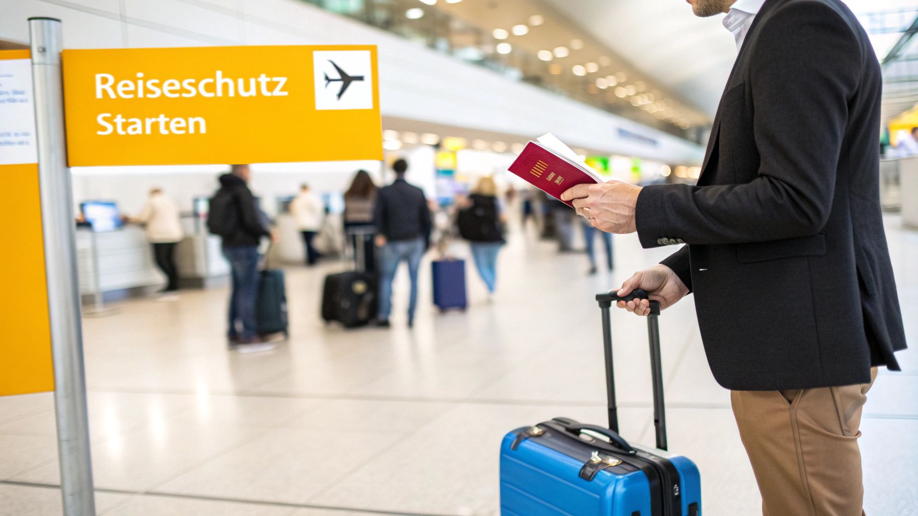 Junge Frau mit Rucksack blickt in die weite Landschaft Australiens