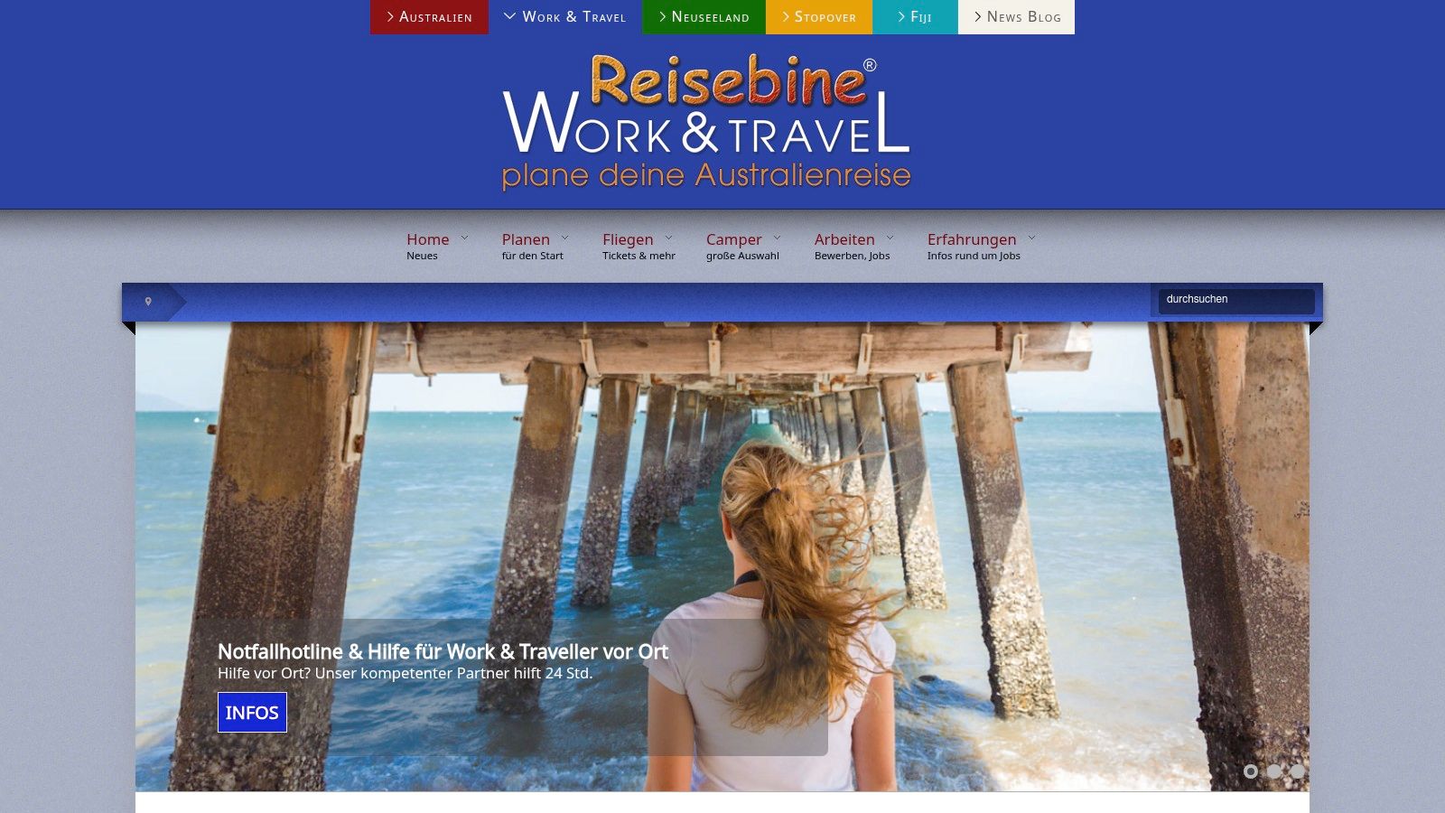 Reisebine (WorkandTravel.Reisebine.de) – Australien-Infoportal