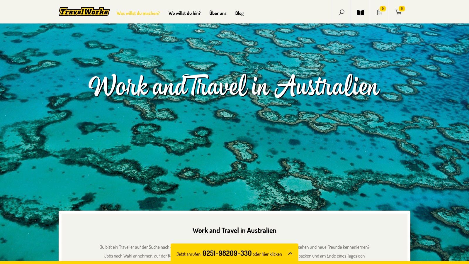 TravelWorks – Work & Travel Australien
