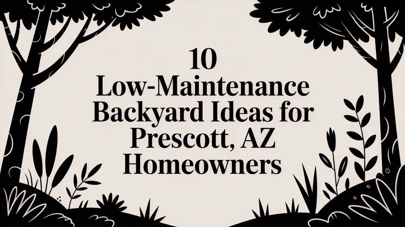 10 Low-Maintenance Backyard Ideas for Prescott, AZ Homeowners