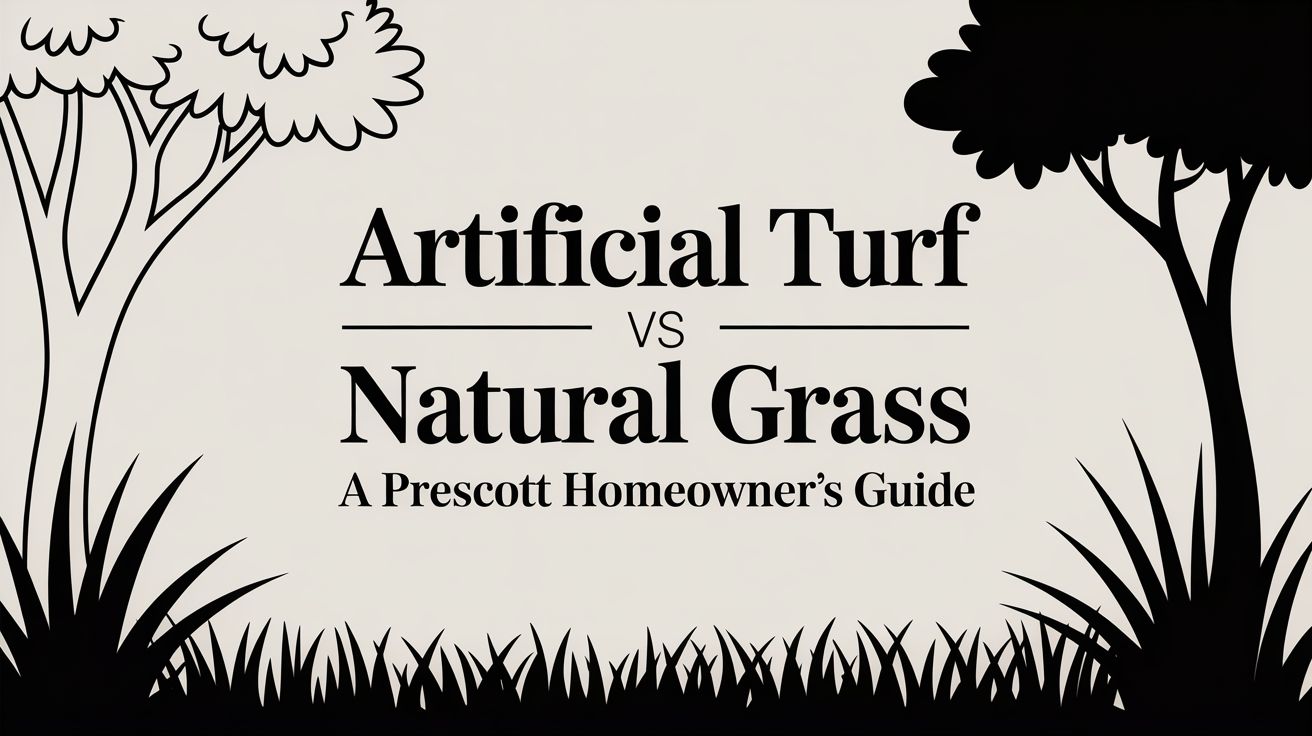 Artificial Turf Vs Natural Grass: A Prescott Homeowner's Guide