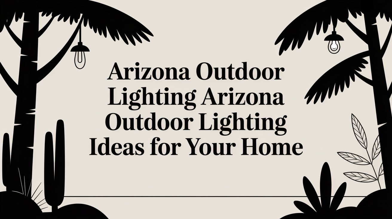 Arizona Outdoor Lighting: The Ultimate Guide For Your Home