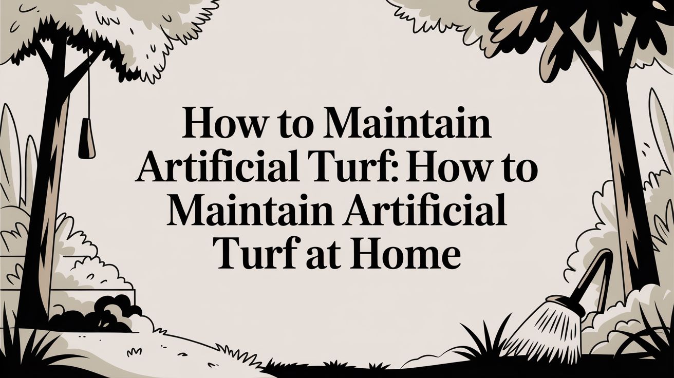 How to Maintain Artificial Turf in Prescott, AZ