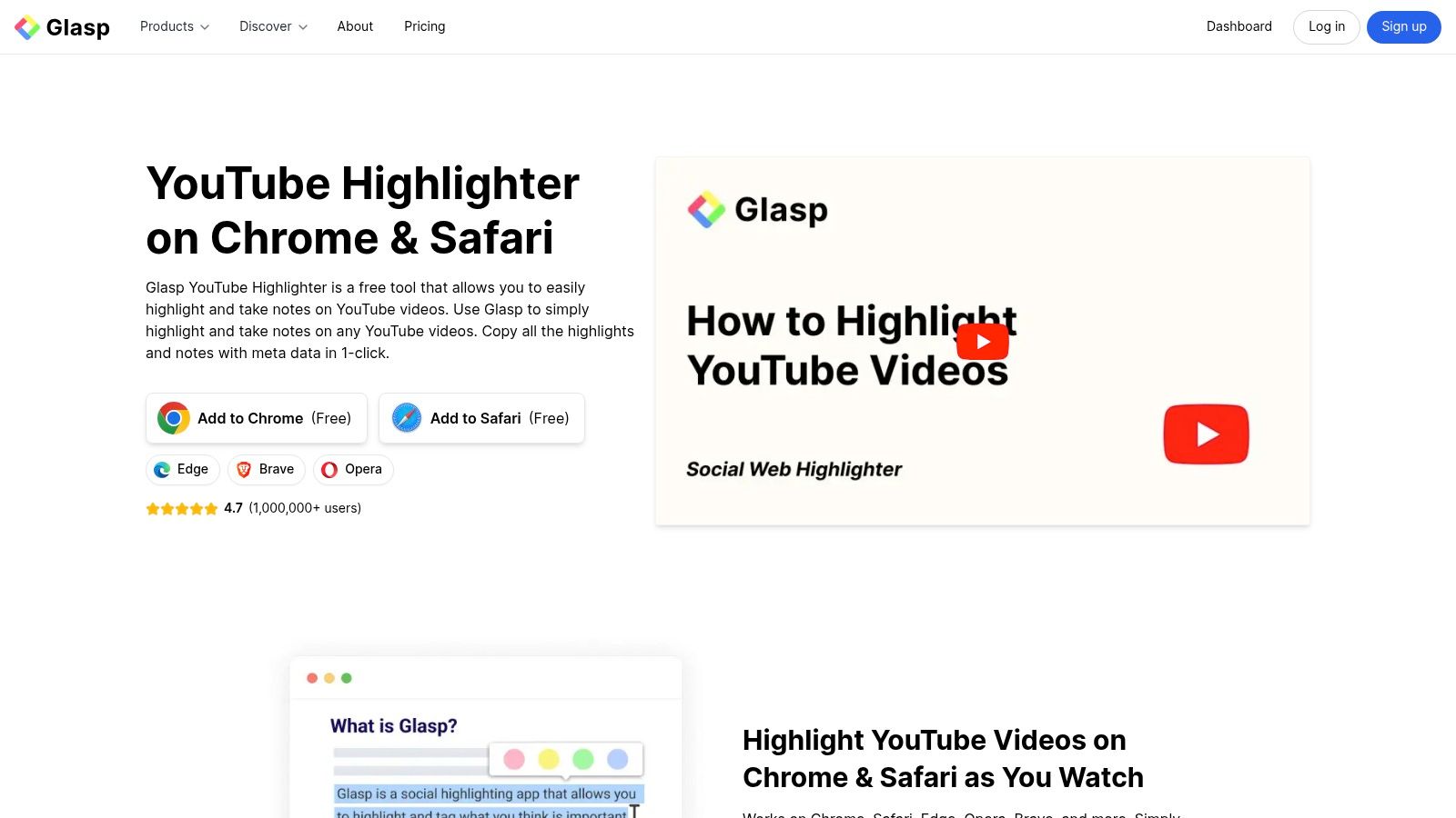 Glasp – YouTube Summary & Highlighter