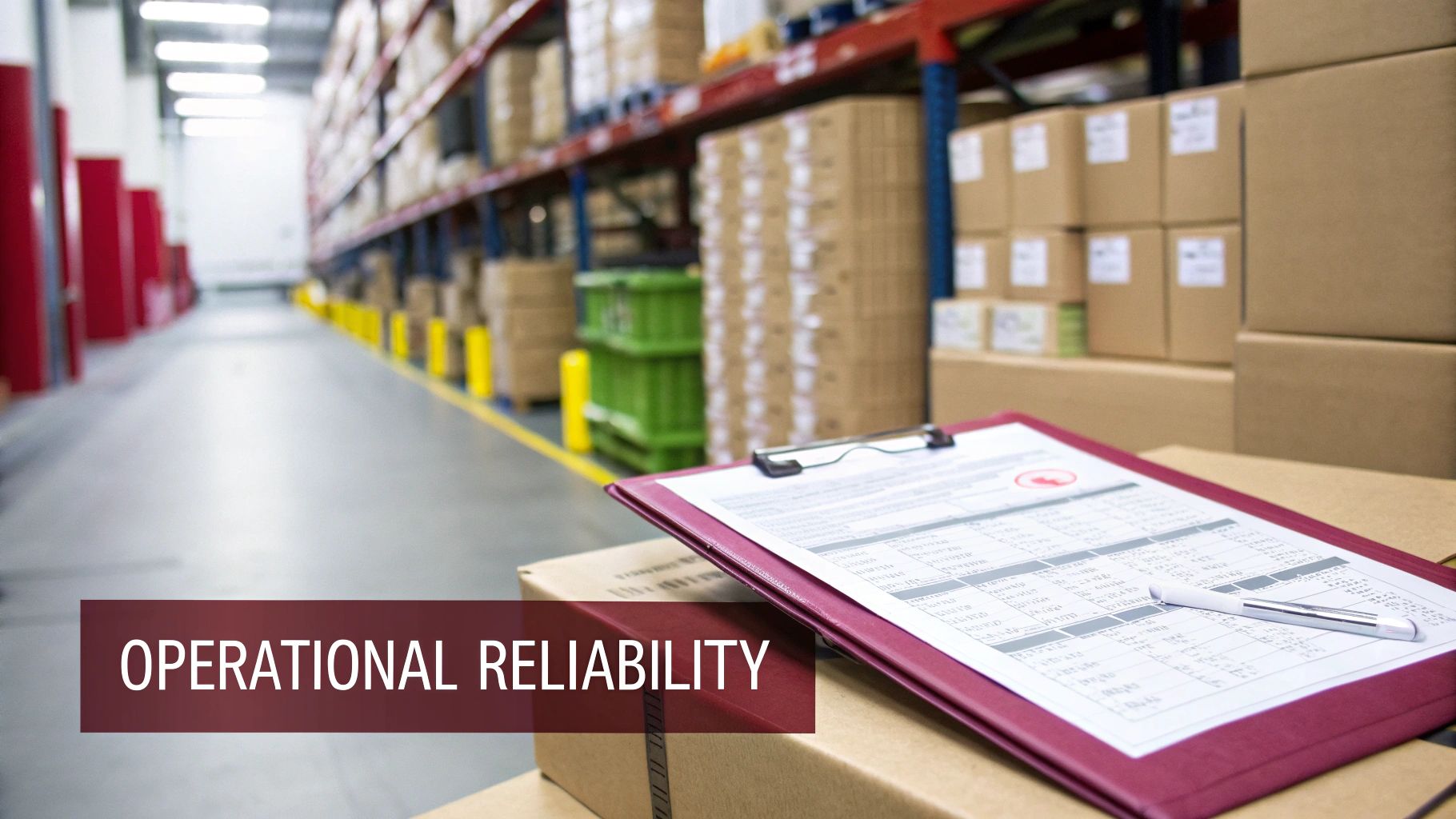 An organized warehouse with Amazon boxes ready for shipping, highlighting efficient operations.