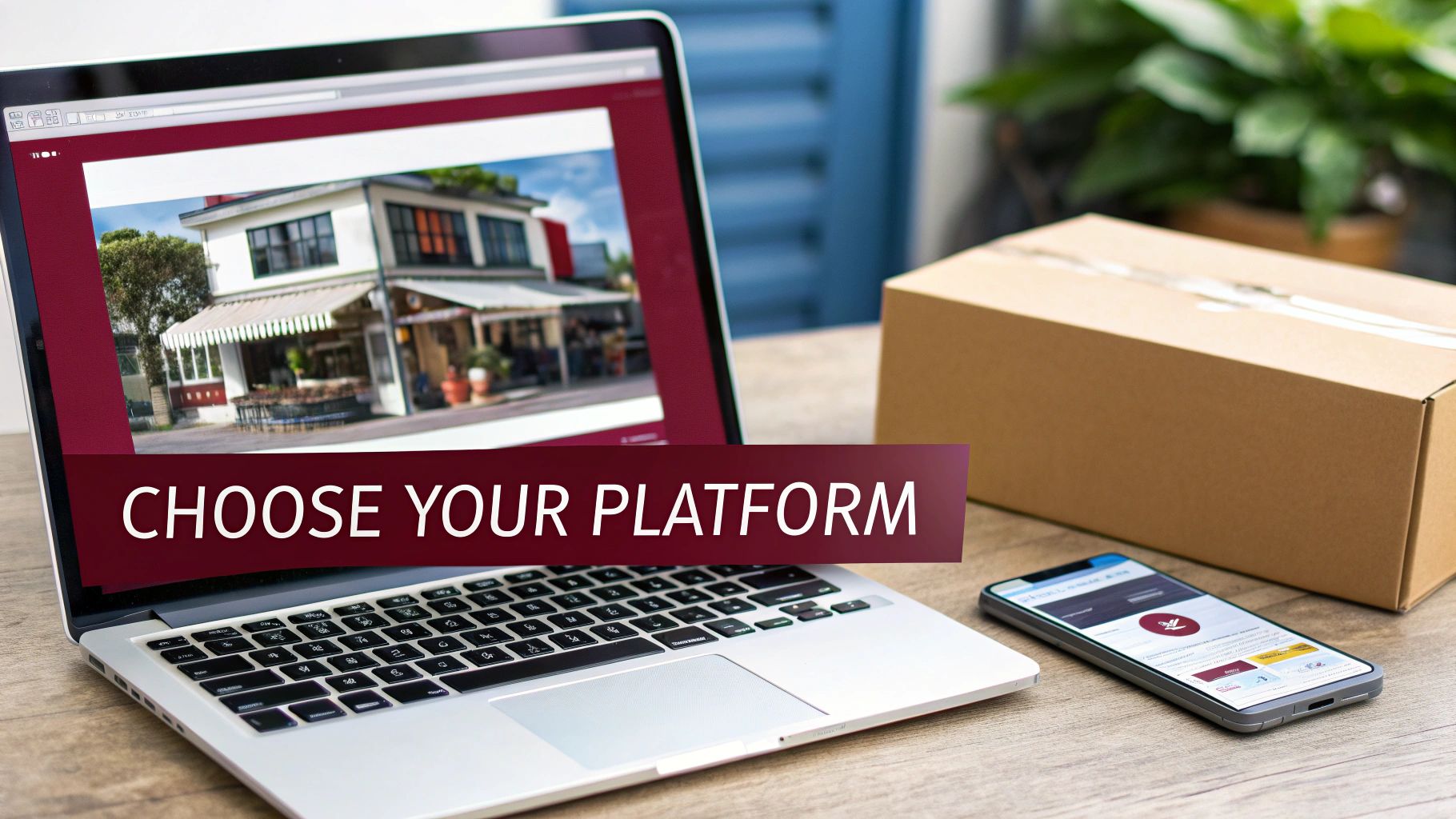 Person browsing clothing on a smartphone, representing online shopping channels.