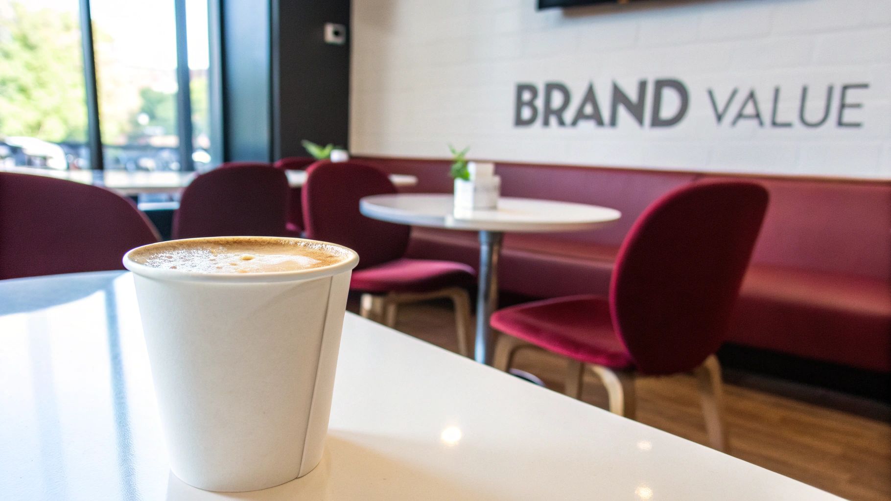 A person holding a lightbulb with a dollar sign, symbolizing the value of an idea or brand.