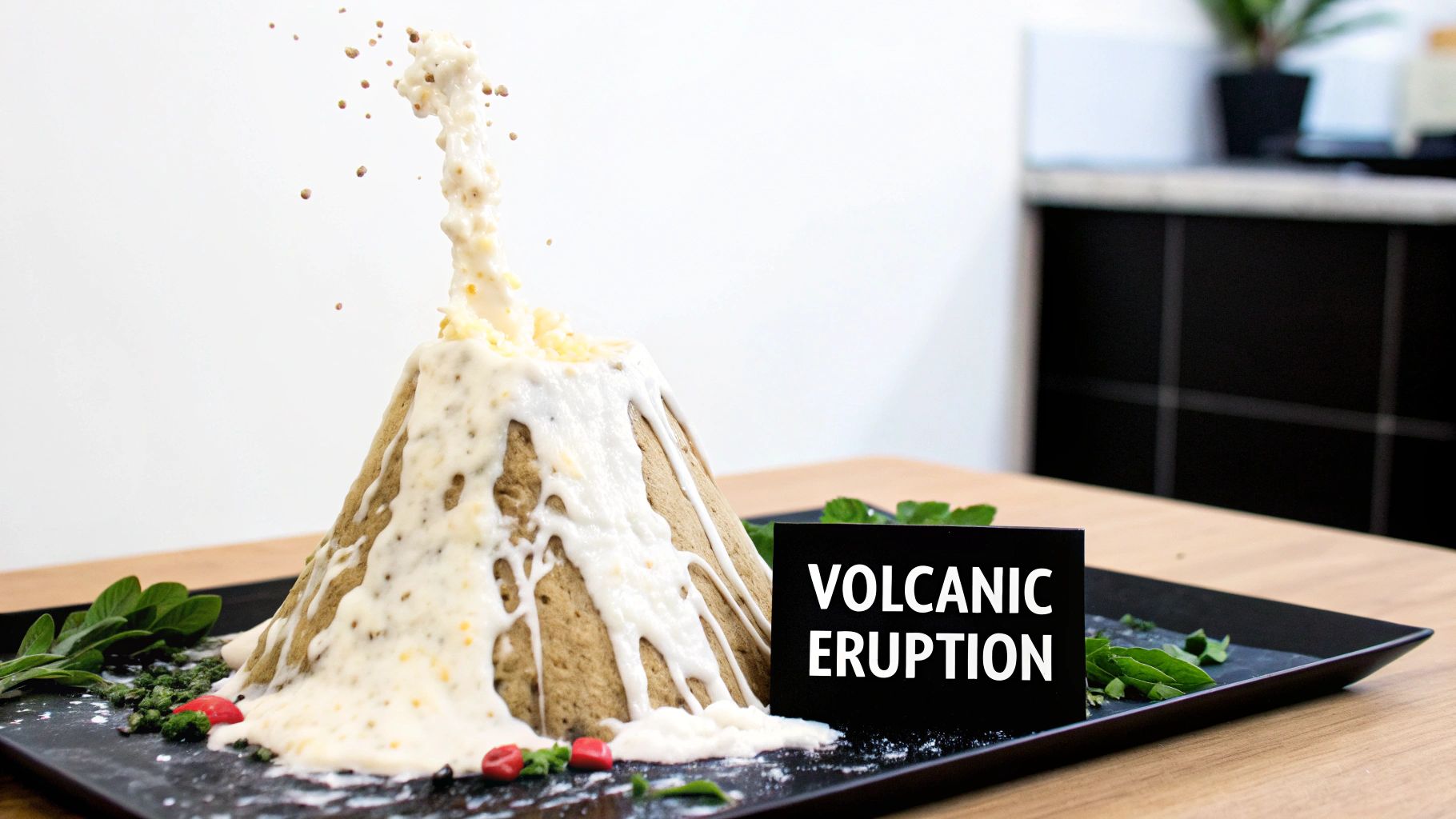Volcano Eruption Experiment