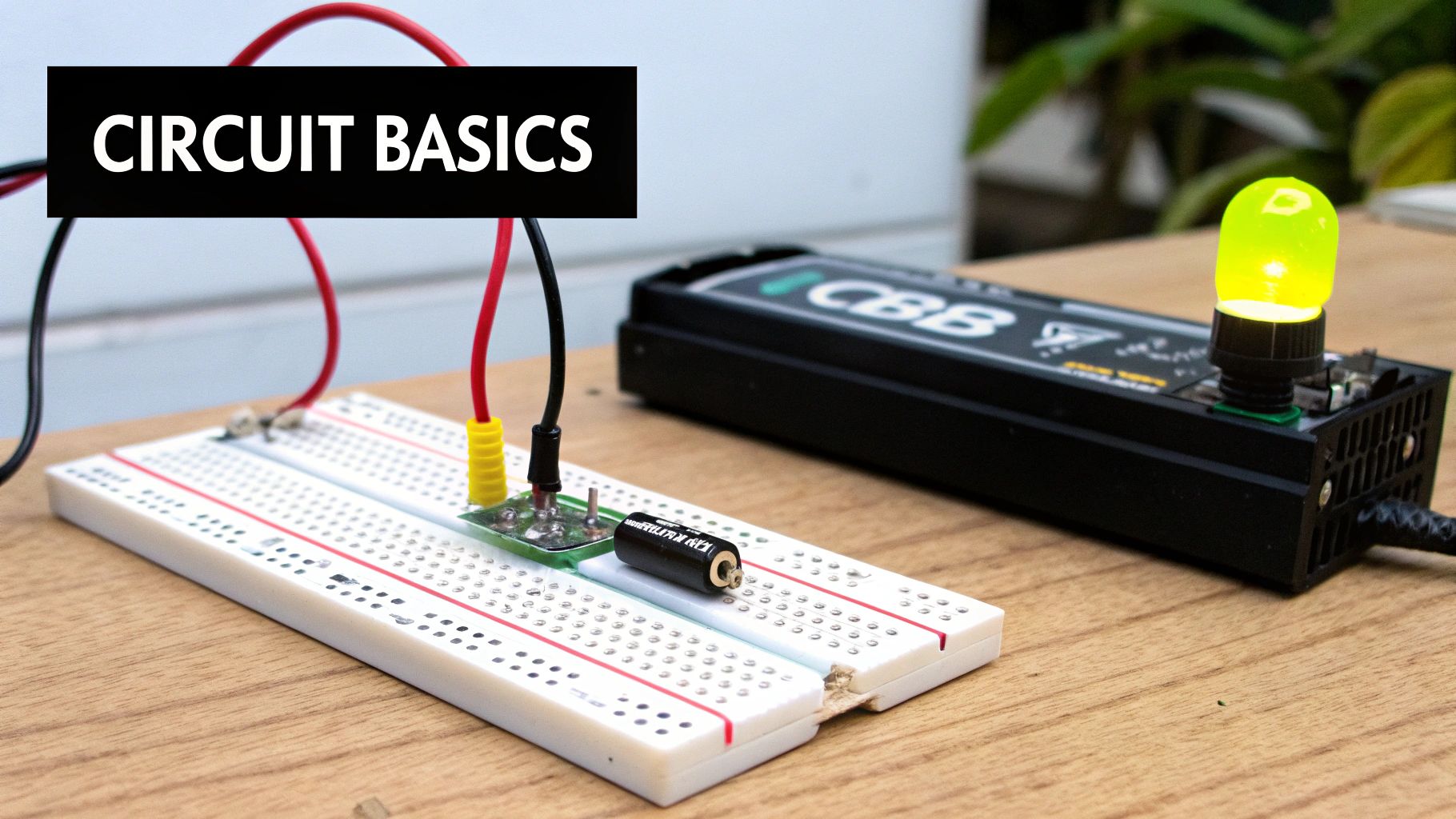 Simple Electric Circuit with LED