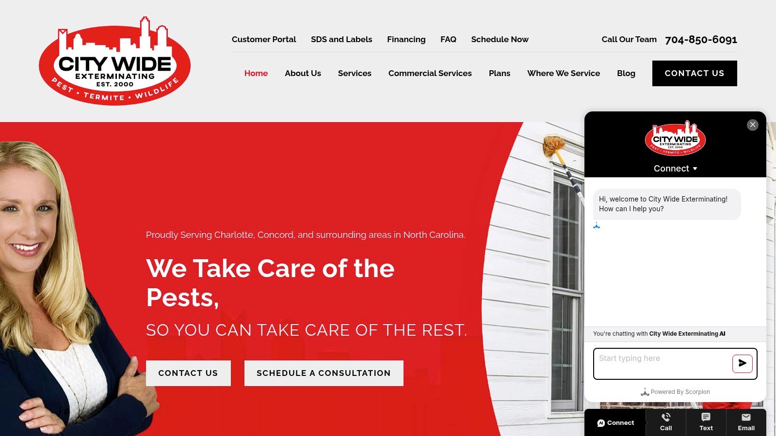 City Wide Exterminating (Charlotte & surrounding counties)