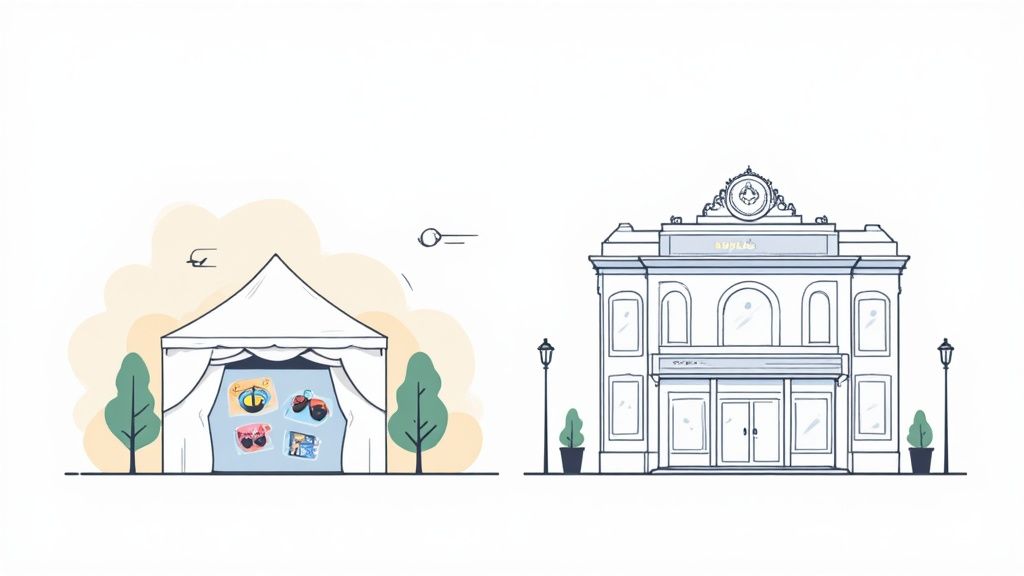 A person using a VR headset, immersed in a digital world.