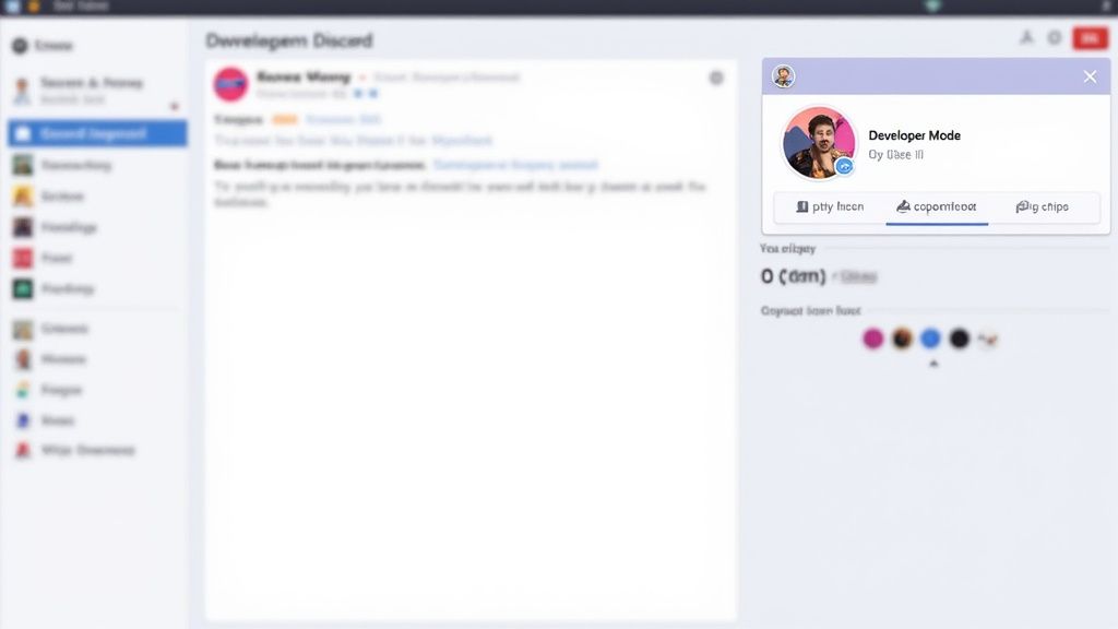Screenshot from https://support.discord.com/hc/en-us/articles/206346498-Where-can-I-find-my-User-Server-Message-ID