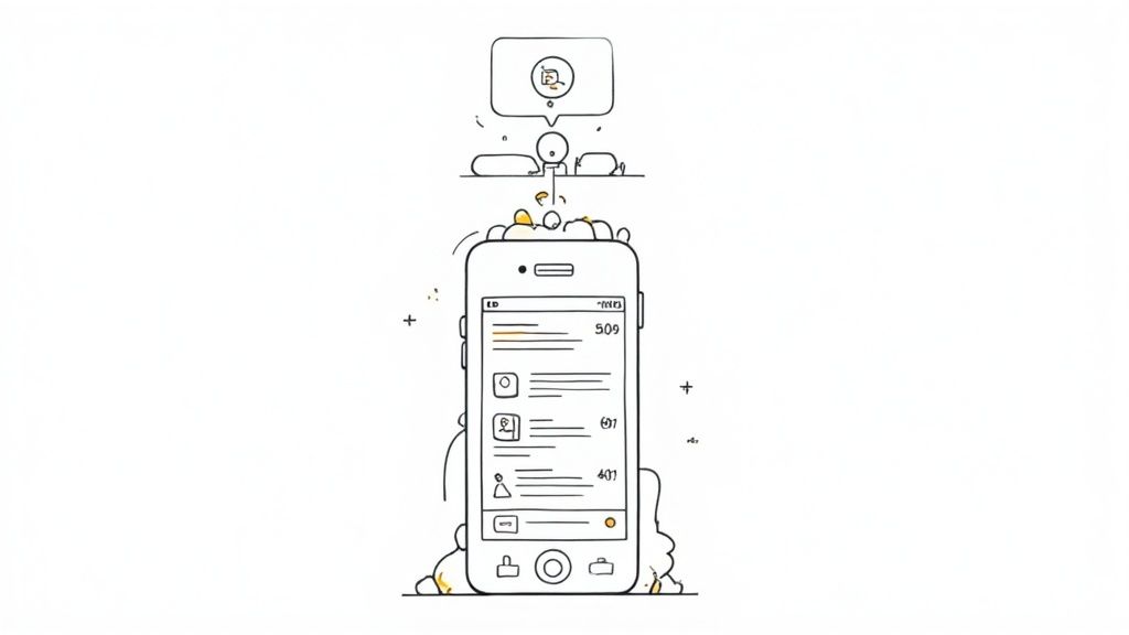 A visual guide showing the two options after clicking the retweet icon on X Quote and Repost.