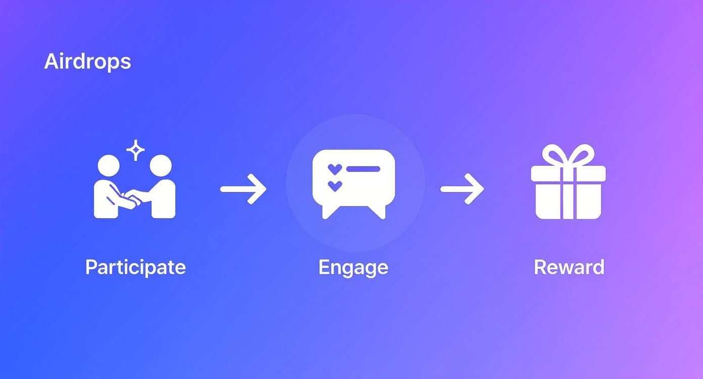 Infographic about how do i get air drop