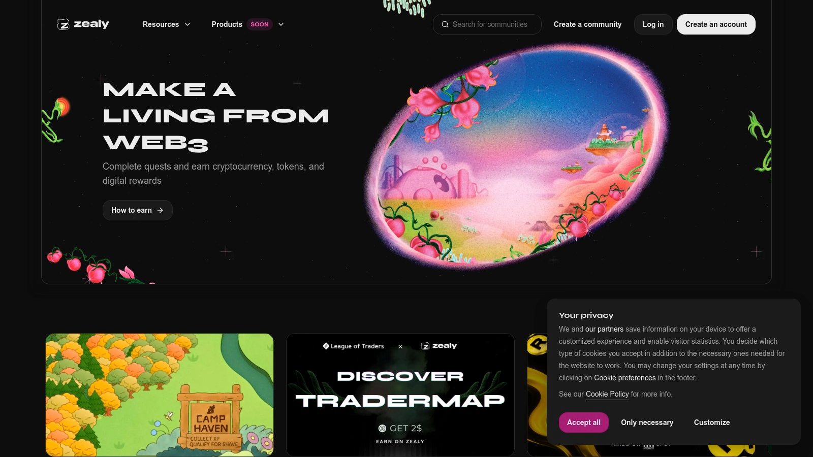 Zealy (formerly Crew3)