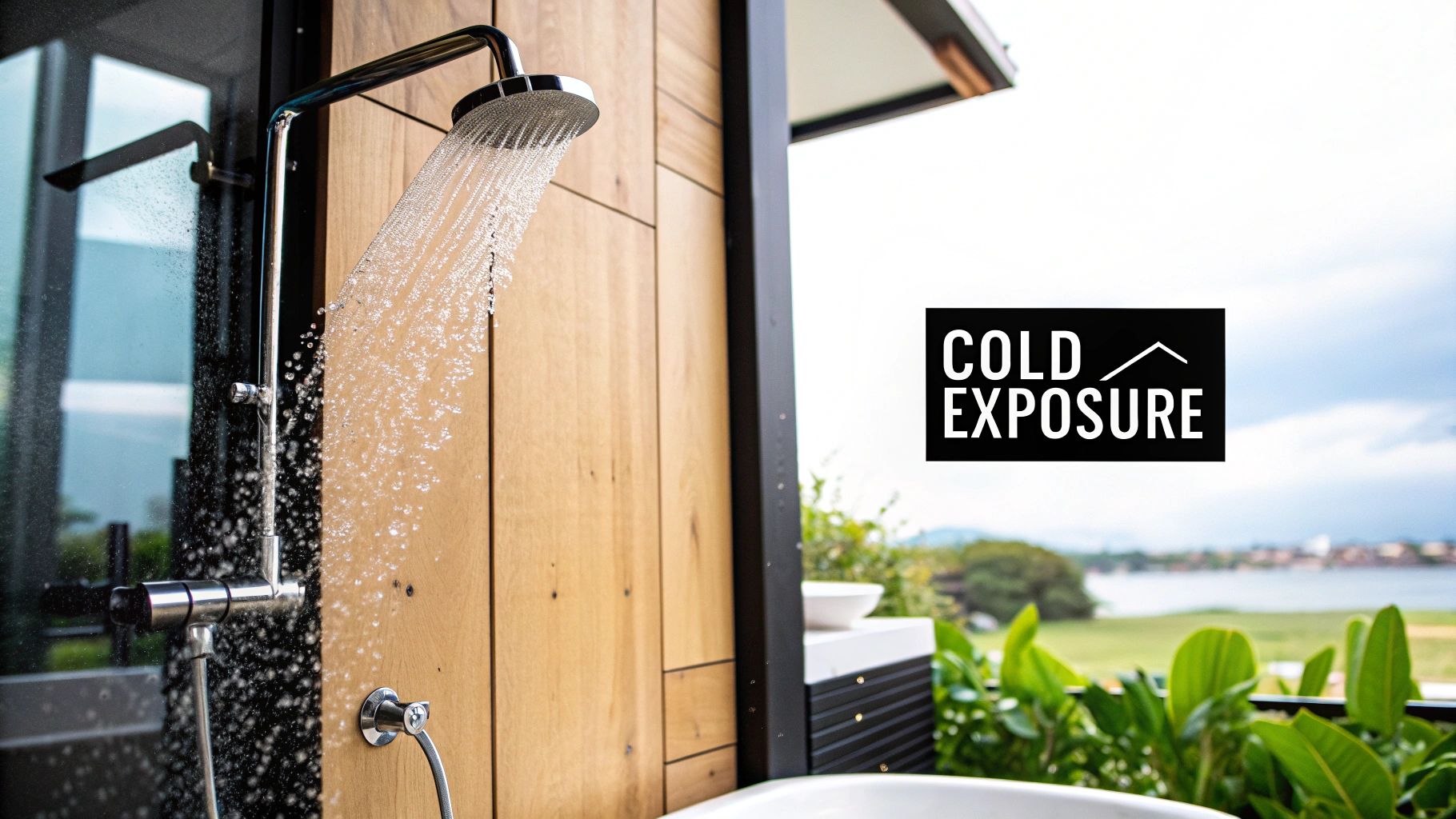 Cold Shower and Breathing Exercise Routine