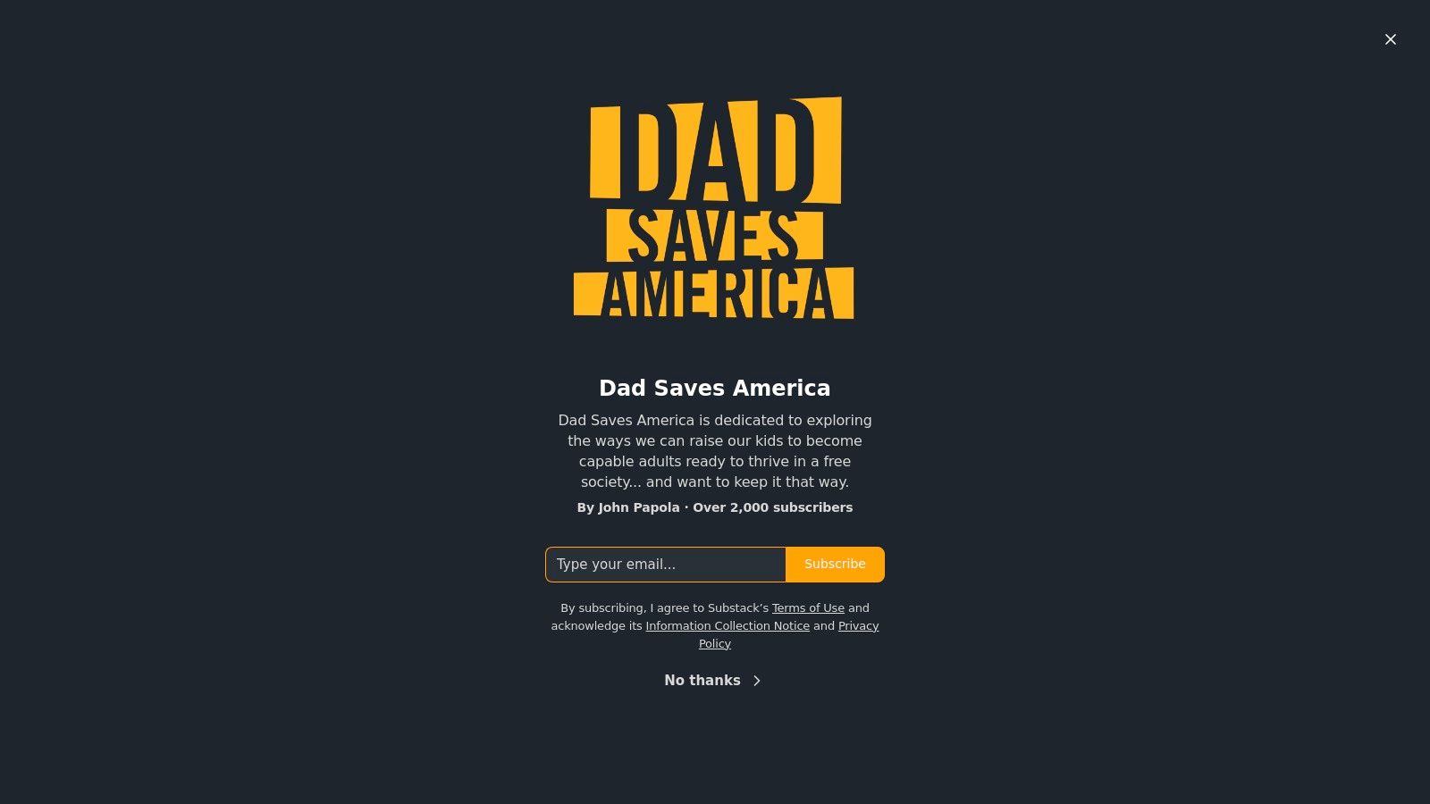 Dad Saves America