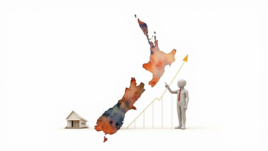 A modern commercial building in a New Zealand city