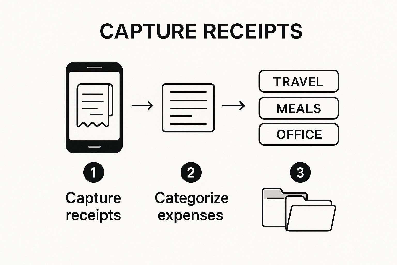 Infographic showing key data about Maintain Detailed Expense Tracking and Receipt Management