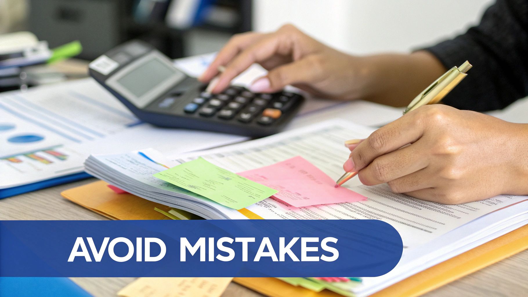 A person reviewing a spreadsheet with a magnifying glass, looking for errors.