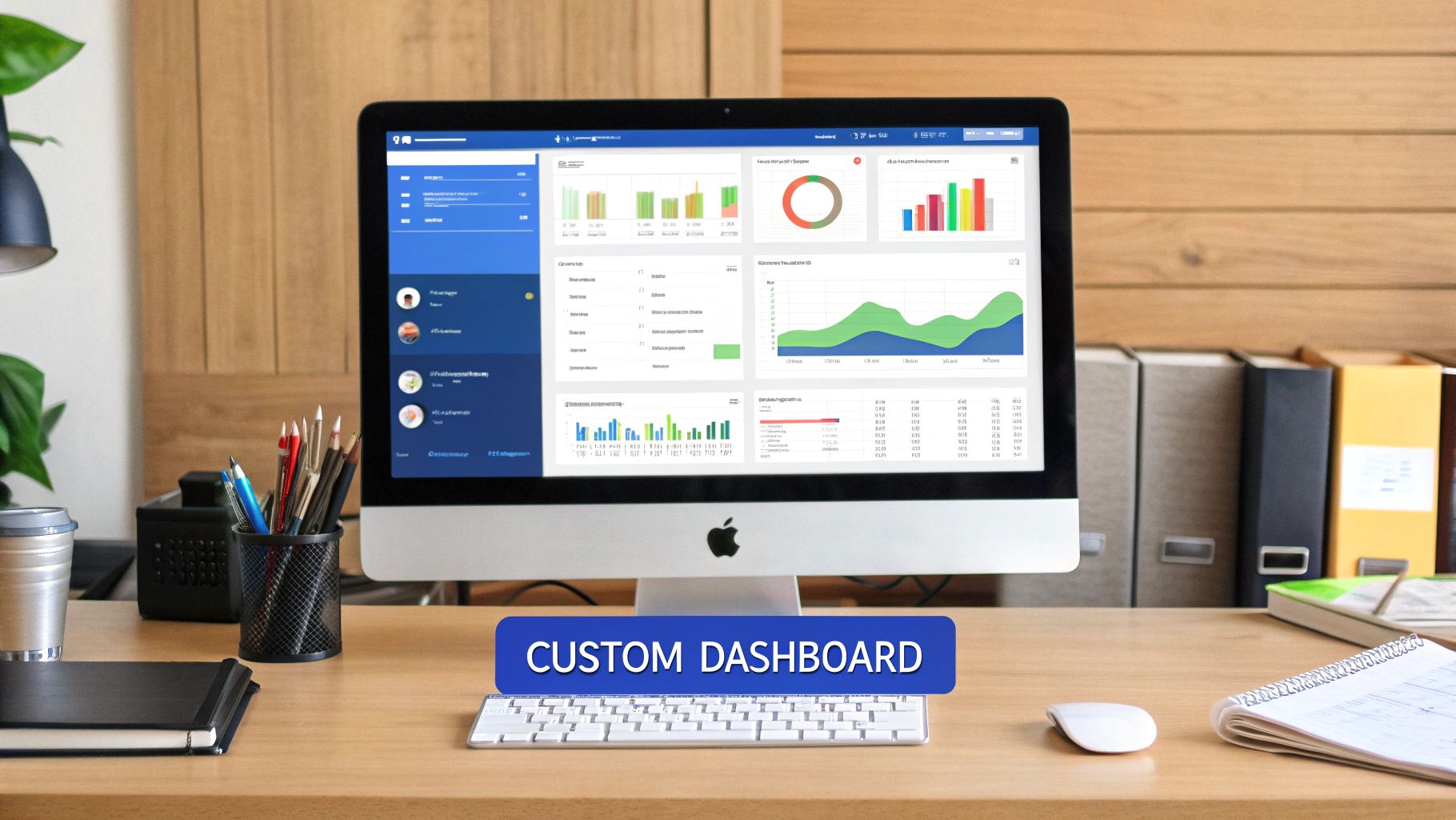A digital dashboard showing currency charts and graphs.