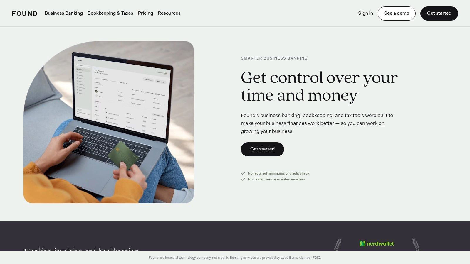 Found: Best All-in-One Banking and Bookkeeping