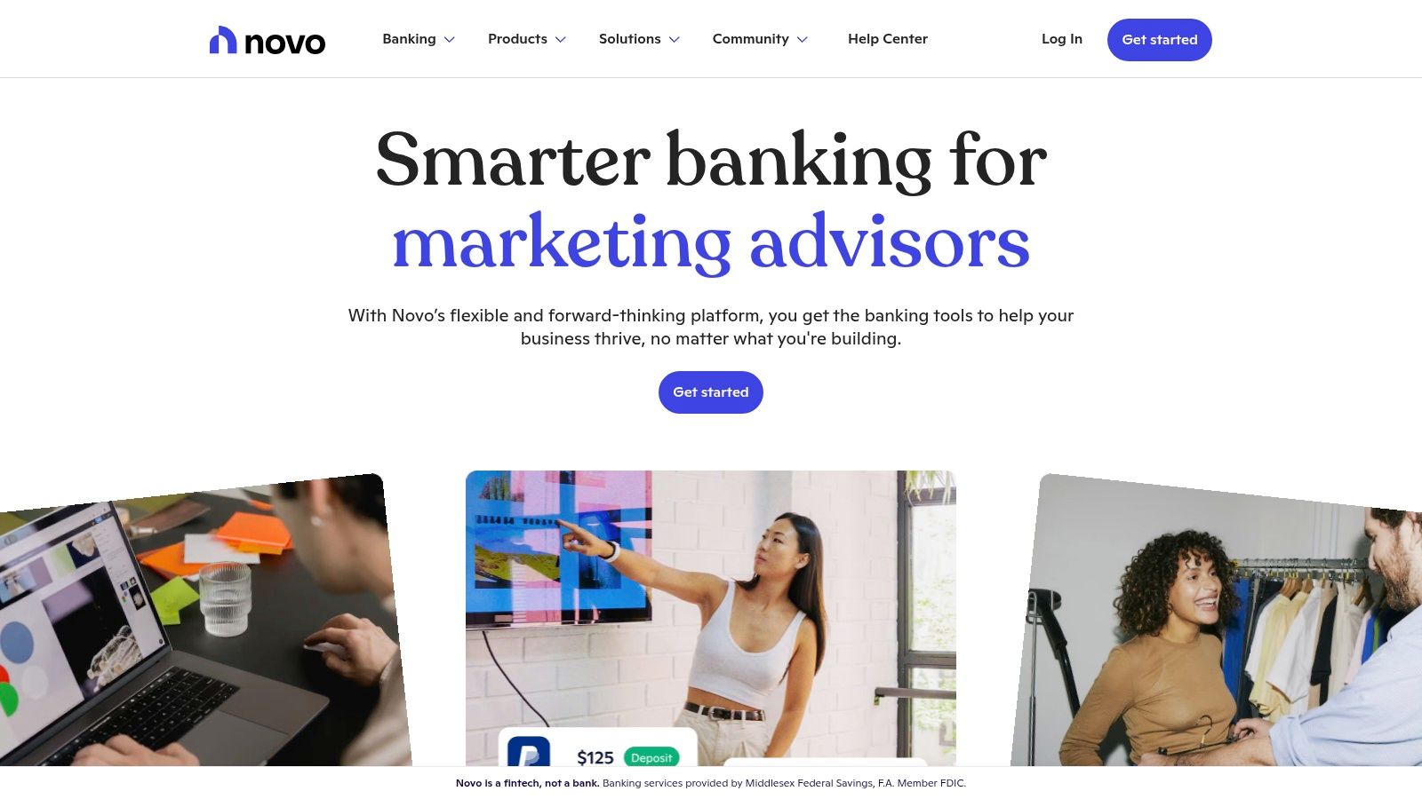 Novo: Best for Integrations and No-Fee Banking