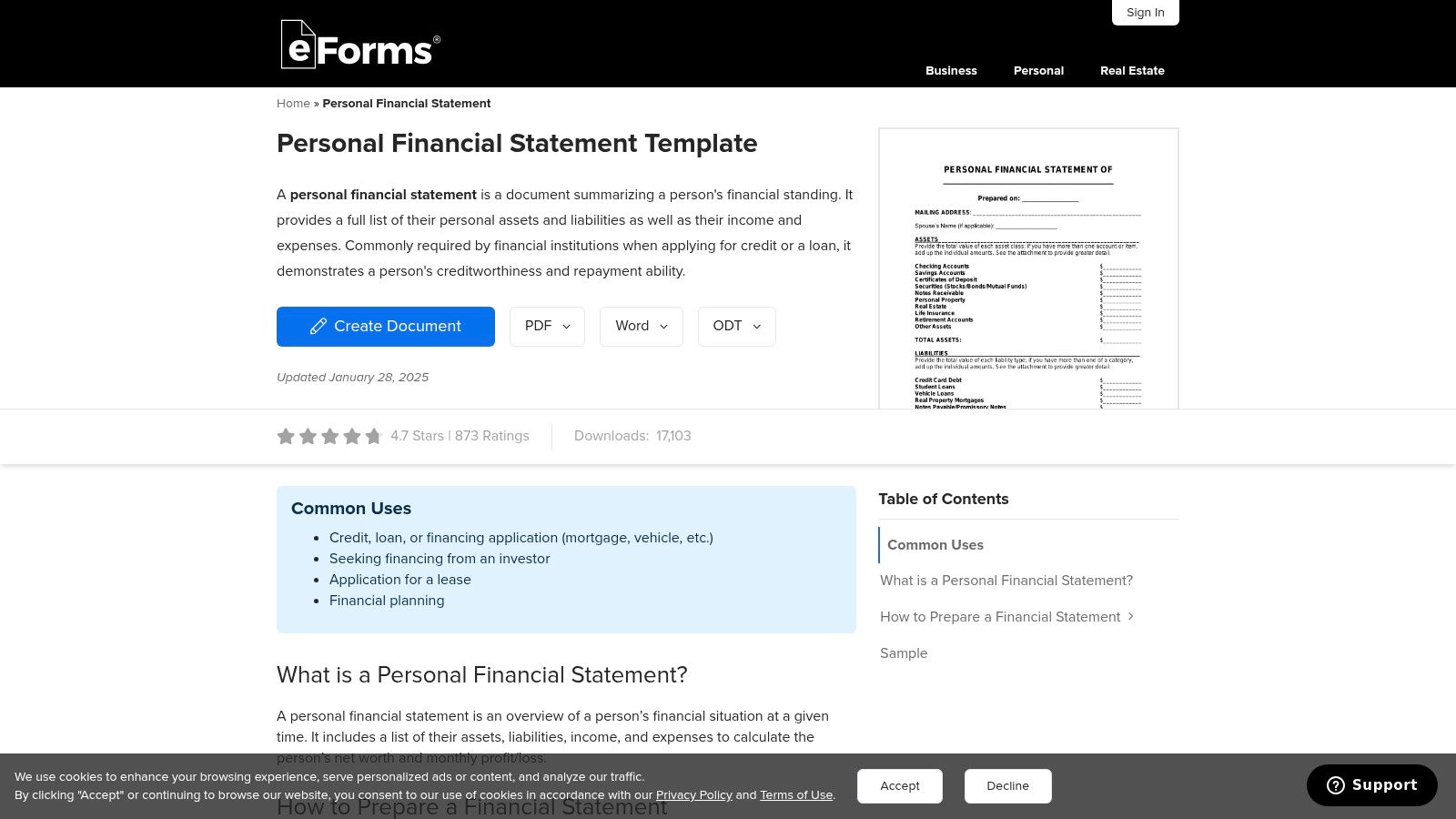 eForms