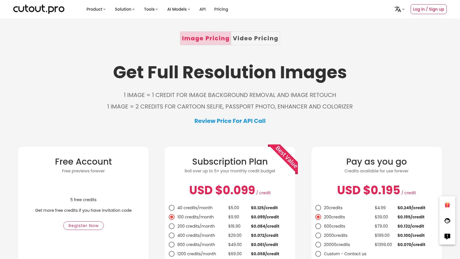 Cutout.pro – Image Enhancer / Upscaler
